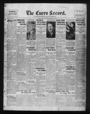 The Cuero Record. (Cuero, Tex.), Vol. 43, No. 10, Ed. 1 Wednesday, January 13, 1937