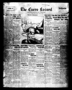 Primary view of object titled 'The Cuero Record (Cuero, Tex.), Vol. 38, No. 114, Ed. 1 Friday, May 13, 1932'.