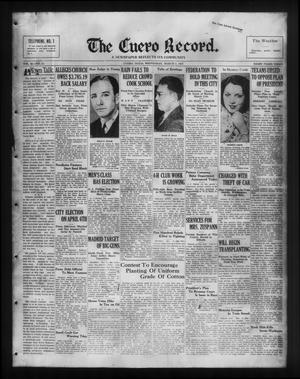 The Cuero Record. (Cuero, Tex.), Vol. 43, No. 53, Ed. 1 Wednesday, March 3, 1937