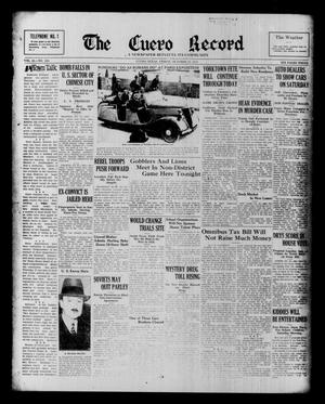 The Cuero Record (Cuero, Tex.), Vol. 43, No. 253, Ed. 1 Friday, October 22, 1937