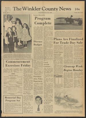 Primary view of The Winkler County News (Kermit, Tex.), Vol. 35, No. 19, Ed. 1 Thursday, May 27, 1971