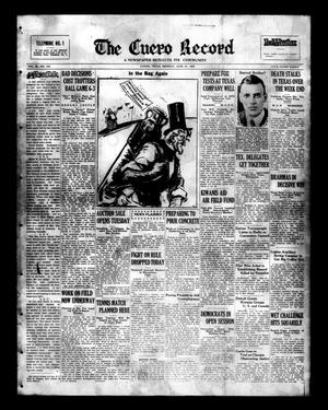 The Cuero Record (Cuero, Tex.), Vol. 38, No. 152, Ed. 1 Monday, June 27, 1932