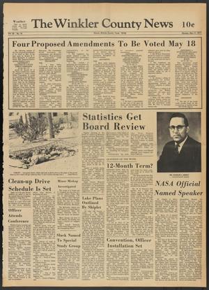 The Winkler County News (Kermit, Tex.), Vol. 35, No. 16, Ed. 1 Monday, May 17, 1971