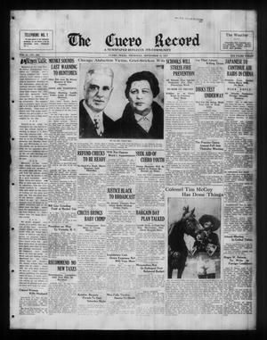 The Cuero Record (Cuero, Tex.), Vol. 43, No. 234, Ed. 1 Thursday, September 30, 1937