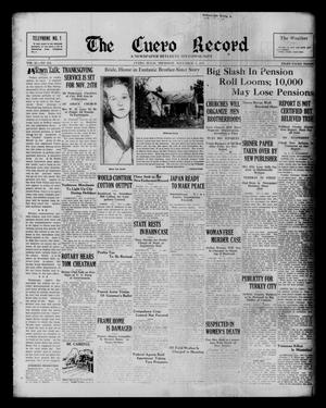 The Cuero Record (Cuero, Tex.), Vol. 43, No. 264, Ed. 1 Thursday, November 4, 1937