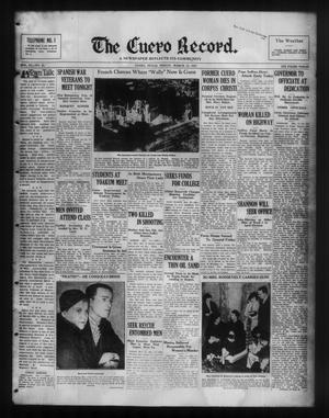 The Cuero Record. (Cuero, Tex.), Vol. 43, No. 61, Ed. 1 Friday, March 12, 1937