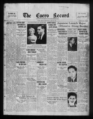 The Cuero Record (Cuero, Tex.), Vol. 43, No. 180, Ed. 1 Wednesday, July 28, 1937