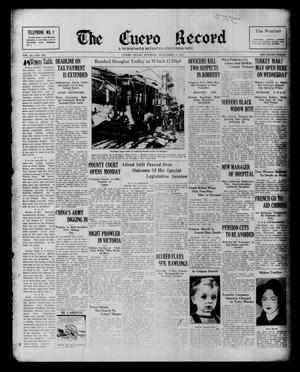 The Cuero Record (Cuero, Tex.), Vol. 43, No. 262, Ed. 1 Tuesday, November 2, 1937