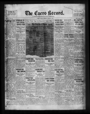 The Cuero Record. (Cuero, Tex.), Vol. 43, No. 58, Ed. 1 Tuesday, March 9, 1937