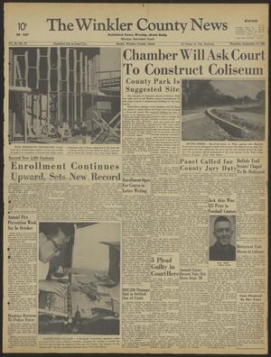 The Winkler County News (Kermit, Tex.), Vol. 28, No. 39, Ed. 1 Thursday, September 19, 1963