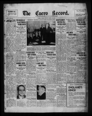 The Cuero Record. (Cuero, Tex.), Vol. 43, No. 95, Ed. 1 Monday, April 19, 1937