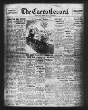 The Cuero Record (Cuero, Tex.), Vol. 37, No. 232, Ed. 1 Sunday, June 7, 1931