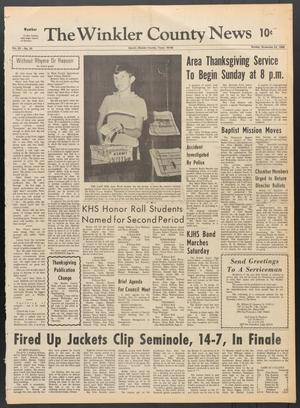 The Winkler County News (Kermit, Tex.), Vol. 33, No. 70, Ed. 1 Sunday, November 23, 1969