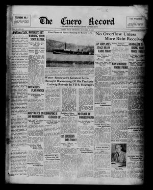 The Cuero Record (Cuero, Tex.), Vol. 43, No. 311, Ed. 1 Thursday, December 30, 1937