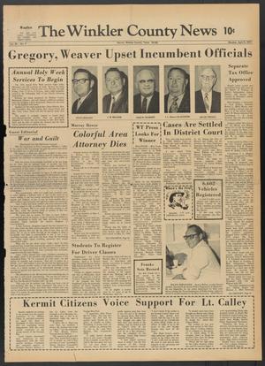 The Winkler County News (Kermit, Tex.), Vol. 35, No. 4, Ed. 1 Monday, April 5, 1971