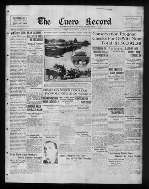 The Cuero Record (Cuero, Tex.), Vol. 43, No. 189, Ed. 1 Sunday, August 8, 1937