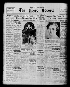 The Cuero Record (Cuero, Tex.), Vol. 43, No. 276, Ed. 1 Wednesday, November 17, 1937