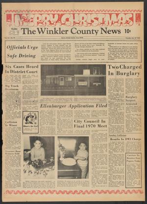The Winkler County News (Kermit, Tex.), Vol. 34, No. 79, Ed. 1 Thursday, December 24, 1970