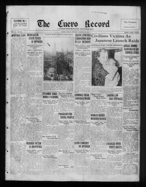 The Cuero Record (Cuero, Tex.), Vol. 43, No. 205, Ed. 1 Sunday, August 29, 1937