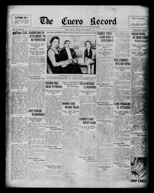 The Cuero Record (Cuero, Tex.), Vol. 43, No. 289, Ed. 1 Friday, December 3, 1937