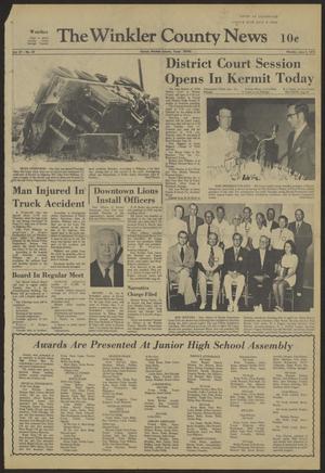 Primary view of object titled 'The Winkler County News (Kermit, Tex.), Vol. 37, No. 22, Ed. 1 Monday, June 4, 1973'.