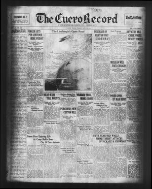 The Cuero Record (Cuero, Tex.), Vol. 37, No. 149, Ed. 1 Friday, June 26, 1931