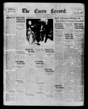 The Cuero Record (Cuero, Tex.), Vol. 43, No. 240, Ed. 1 Thursday, October 7, 1937