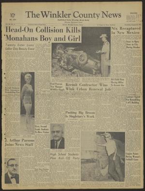 The Winkler County News (Kermit, Tex.), Vol. 28, No. 31, Ed. 1 Thursday, August 22, 1963