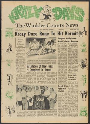 Primary view of object titled 'The Winkler County News (Kermit, Tex.), Vol. 34, No. 35, Ed. 1 Thursday, July 23, 1970'.