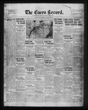Primary view of object titled 'The Cuero Record. (Cuero, Tex.), Vol. 43, No. 24, Ed. 1 Thursday, January 28, 1937'.