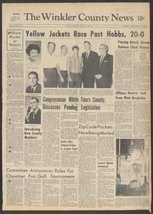 The Winkler County News (Kermit, Tex.), Vol. 31, No. 51, Ed. 1 Monday, September 11, 1967