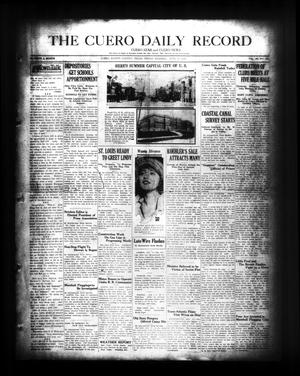 Primary view of object titled 'The Cuero Daily Record (Cuero, Tex.), Vol. 66, No. 141, Ed. 1 Friday, June 17, 1927'.