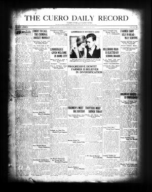 The Cuero Daily Record (Cuero, Tex.), Vol. 66, No. 142, Ed. 1 Sunday, June 19, 1927