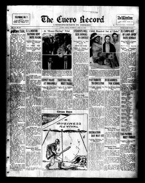 The Cuero Record (Cuero, Tex.), Vol. 38, No. 95, Ed. 1 Thursday, April 21, 1932