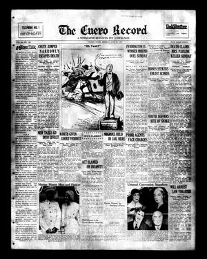 The Cuero Record (Cuero, Tex.), Vol. 38, No. 146, Ed. 1 Monday, June 20, 1932
