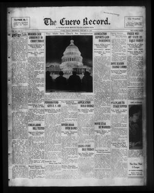 The Cuero Record. (Cuero, Tex.), Vol. 43, No. 17, Ed. 1 Thursday, January 21, 1937