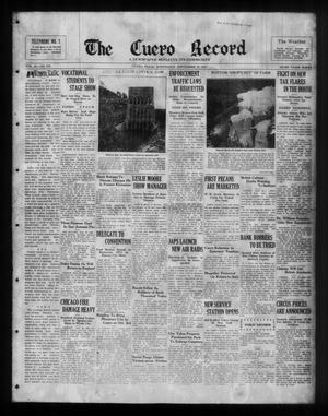 The Cuero Record (Cuero, Tex.), Vol. 43, No. 233, Ed. 1 Wednesday, September 29, 1937