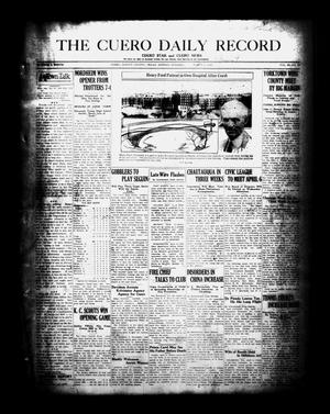 The Cuero Daily Record (Cuero, Tex.), Vol. 66, No. 78, Ed. 1 Monday, April 4, 1927