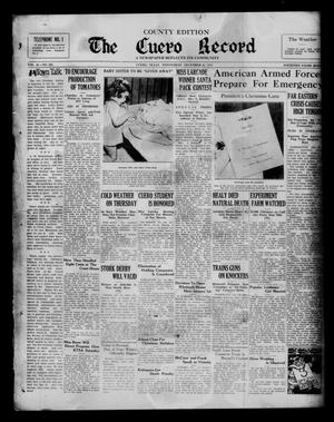 The Cuero Record (Cuero, Tex.), Vol. 43, No. 305, Ed. 1 Wednesday, December 22, 1937