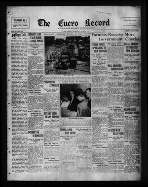 The Cuero Record (Cuero, Tex.), Vol. 43, No. 152, Ed. 1 Thursday, June 24, 1937