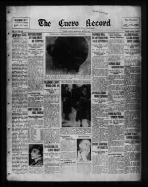 The Cuero Record (Cuero, Tex.), Vol. 43, No. 128, Ed. 1 Thursday, May 27, 1937