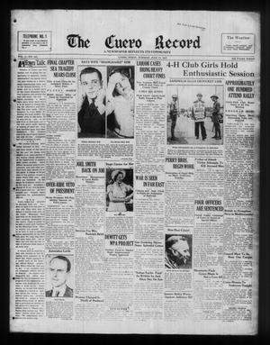 The Cuero Record (Cuero, Tex.), Vol. 43, No. 167, Ed. 1 Tuesday, July 13, 1937