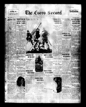 The Cuero Record (Cuero, Tex.), Vol. 38, No. 144, Ed. 1 Friday, June 17, 1932