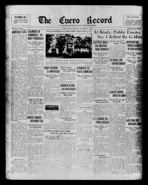 The Cuero Record (Cuero, Tex.), Vol. 43, No. 244, Ed. 1 Tuesday, October 12, 1937