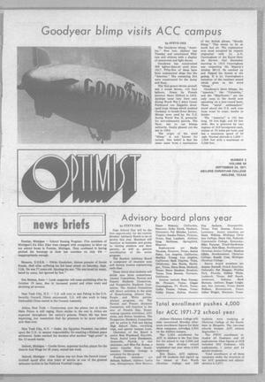 The Optimist (Abilene, Tex.), Vol. 59, No. 3, Ed. 1, Friday, September 24, 1971
