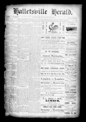 Primary view of object titled 'Halletsville Herald. (Hallettsville, Tex.), Vol. 17, No. 52, Ed. 1 Thursday, September 20, 1888'.