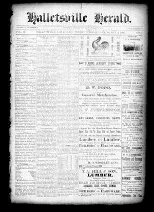 Halletsville Herald. (Hallettsville, Tex.), Vol. 18, No. 2, Ed. 1 Thursday, October 4, 1888