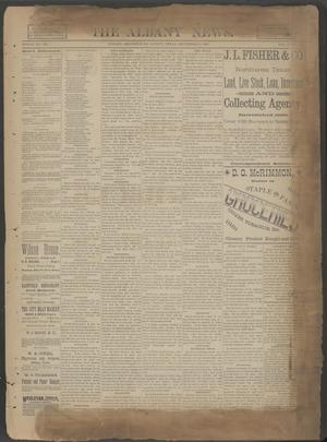 The Albany News. (Albany, Tex.), Vol. 6, No. 25, Ed. 1 Thursday, September 19, 1889