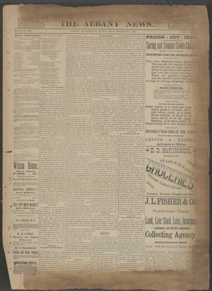 The Albany News. (Albany, Tex.), Vol. 6, No. 23, Ed. 1 Thursday, September 5, 1889