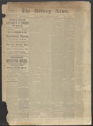 Primary view of object titled 'The Albany News. (Albany, Tex.), Vol. 5, No. 48, Ed. 1 Thursday, February 28, 1889'.